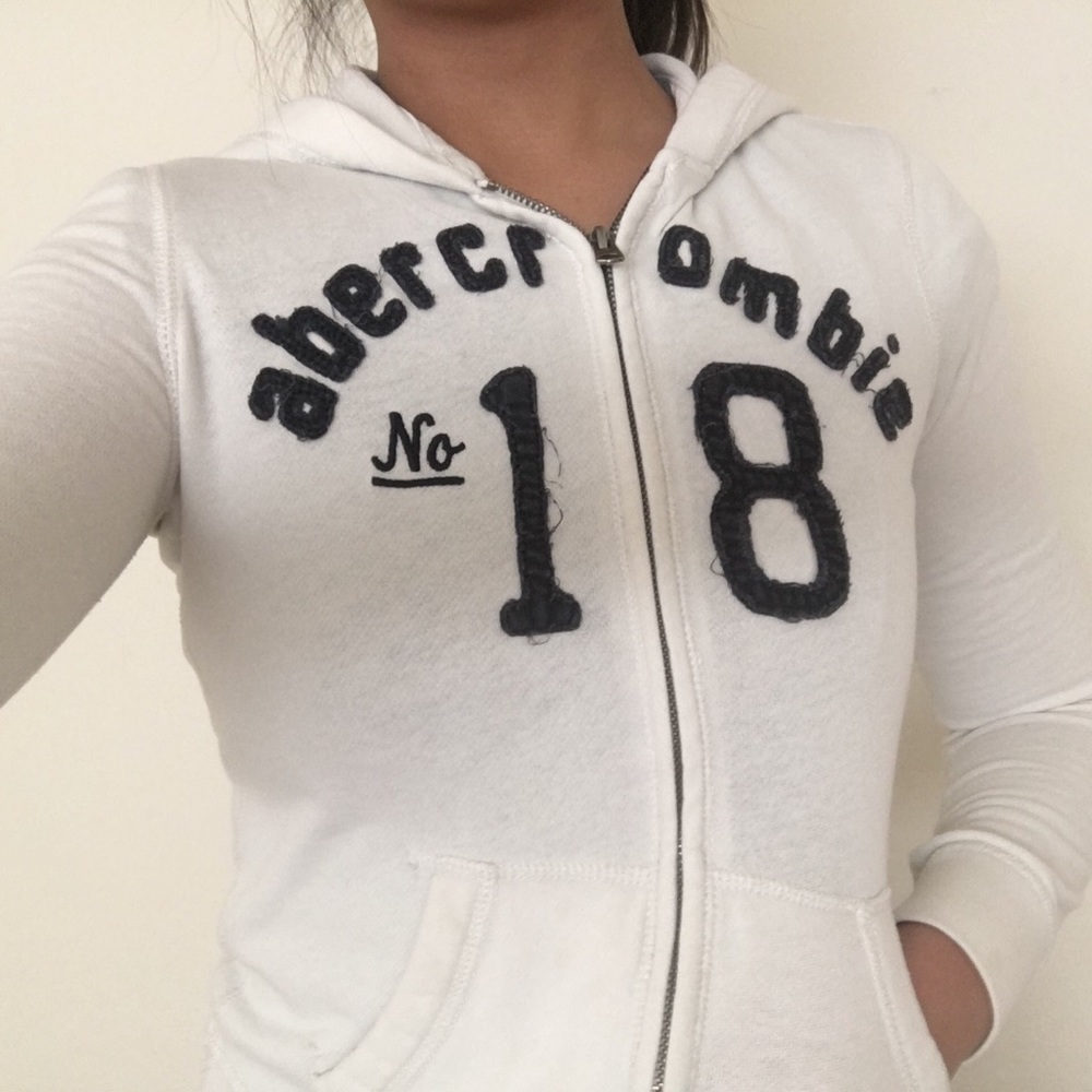 White Abercrombie Jacket